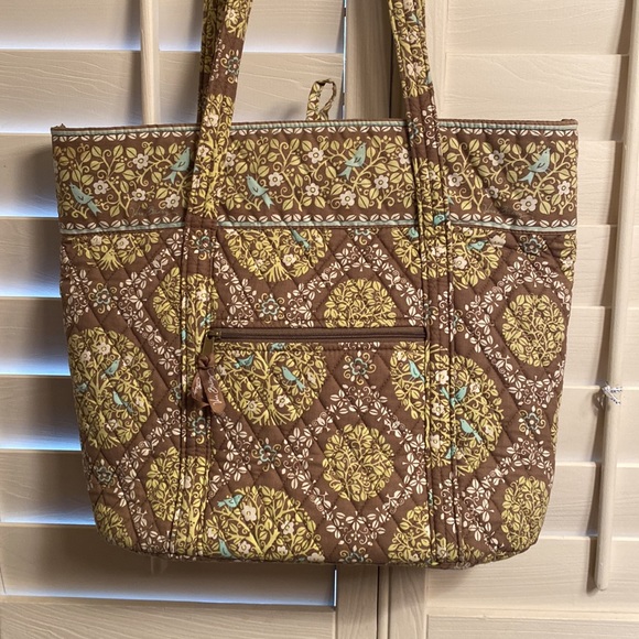 Large Vera Bradley tote "Sitting in a tree" pattern - Picture 2 of 6